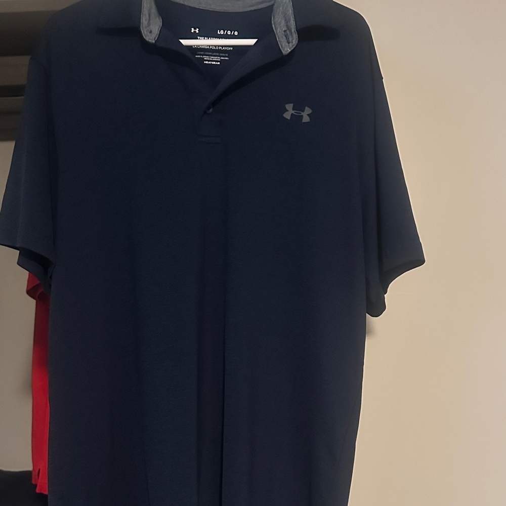 Under Armour Men's Dark Blue Polo Shirt